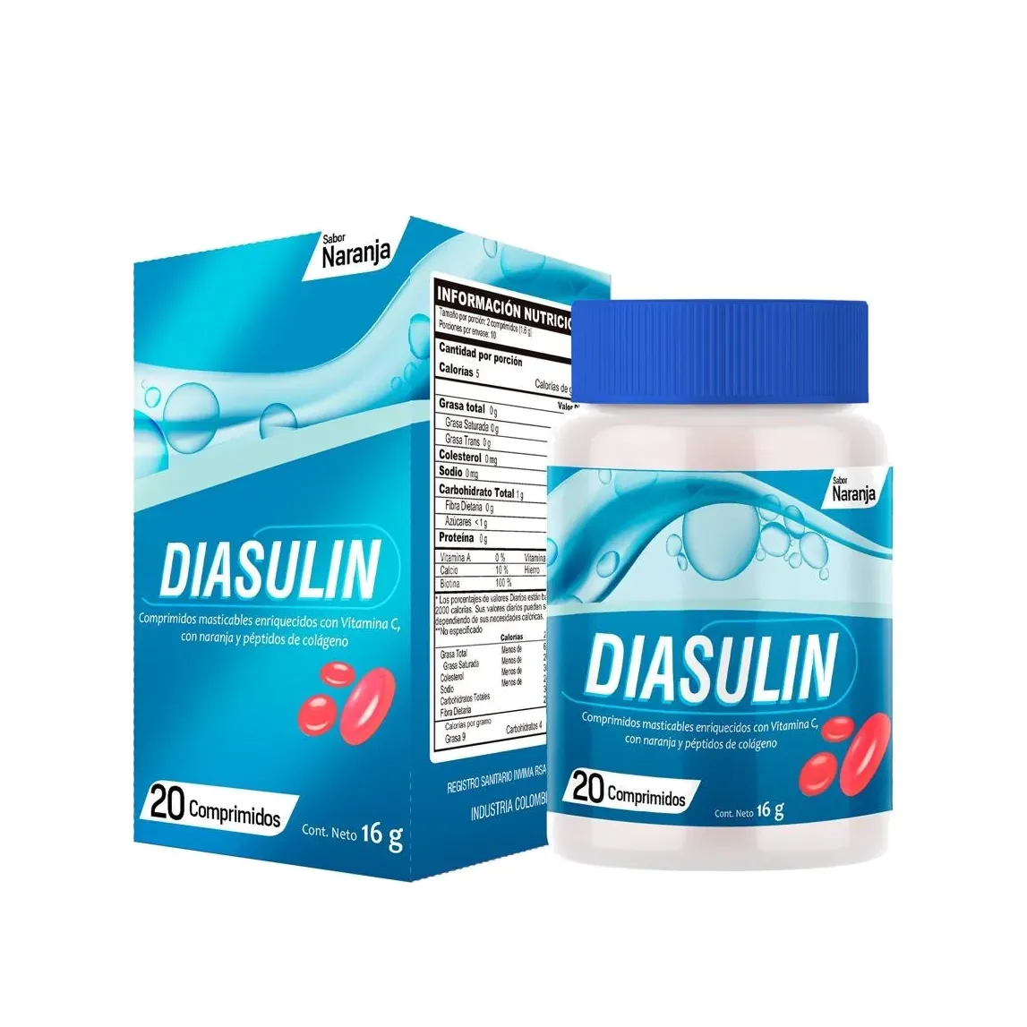 Diasulin, 20 comprimidos