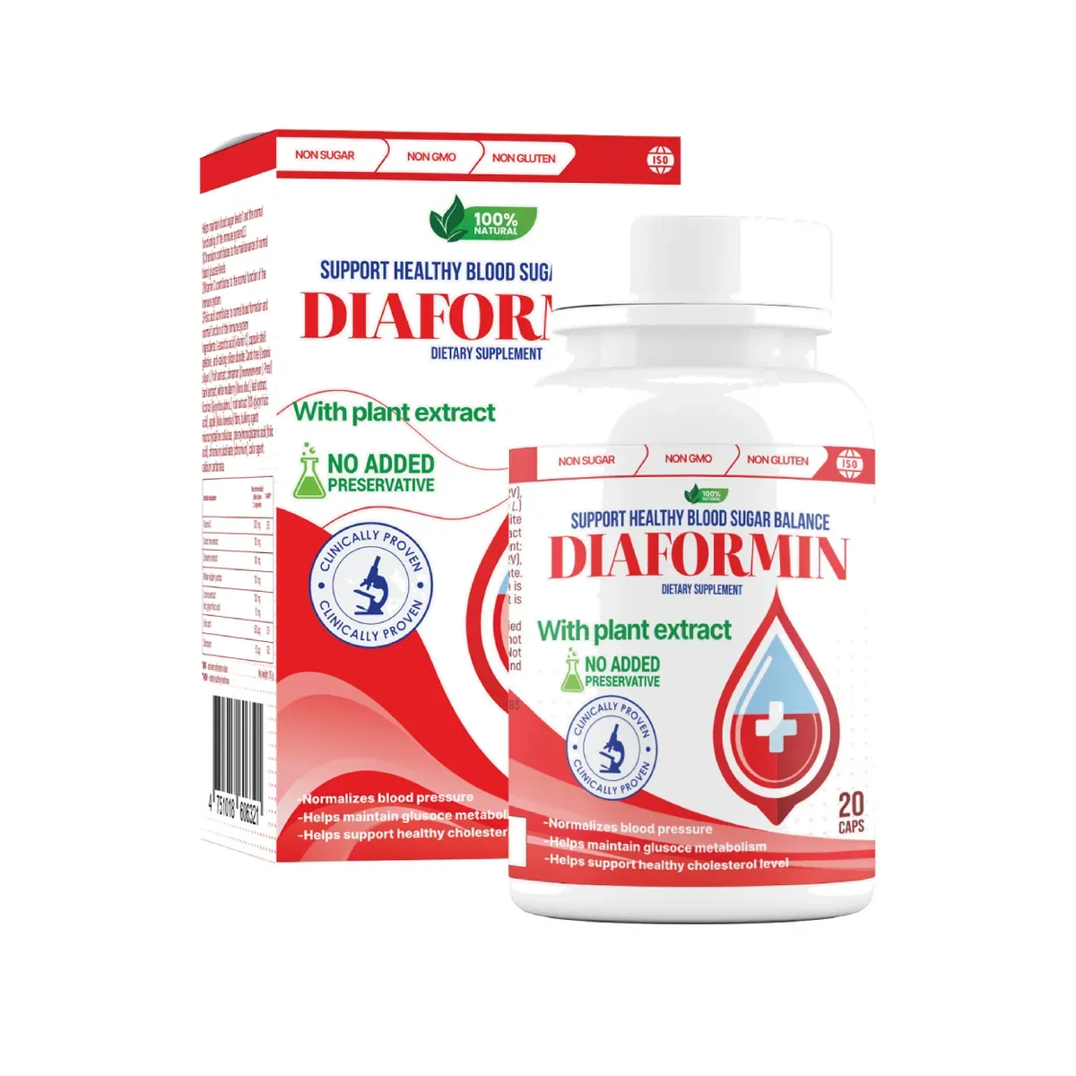 DiaFormin, 20 capsule