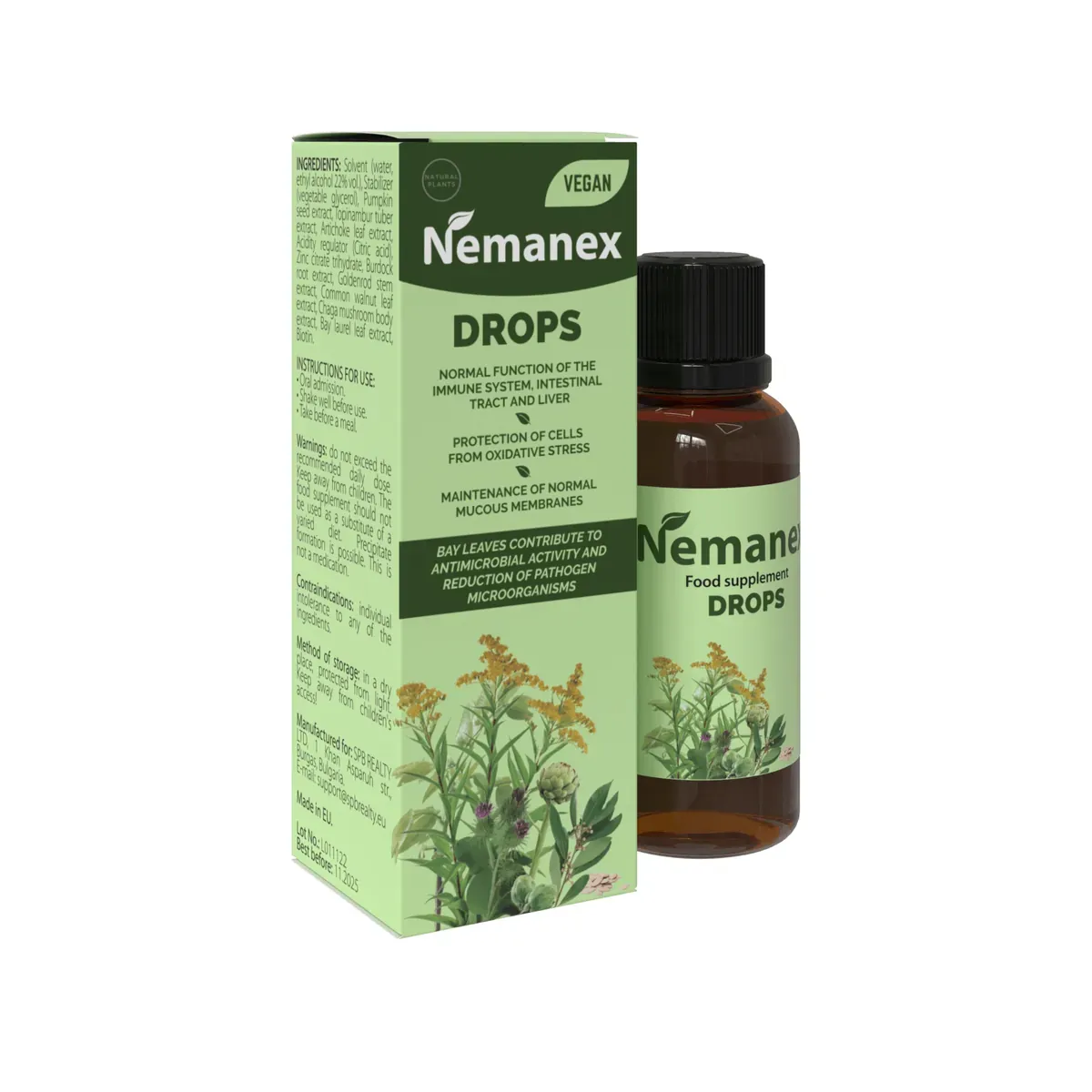 Nemanex, gocce