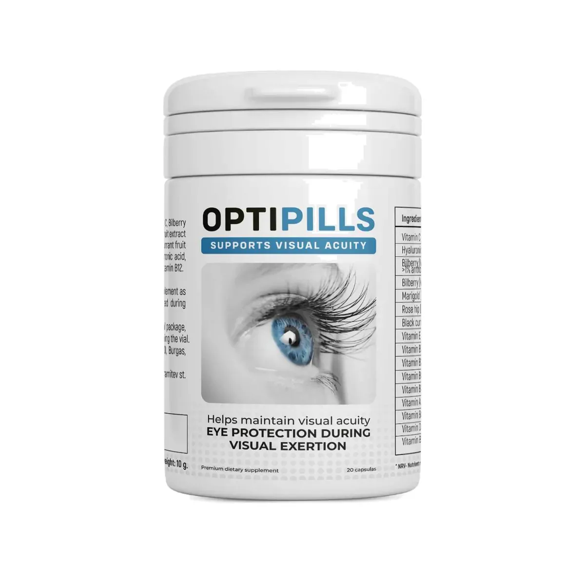 Optipills, kapsulės · 20 kapsulių